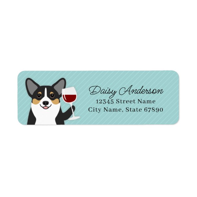 Corgi Return Address Labels (Front)