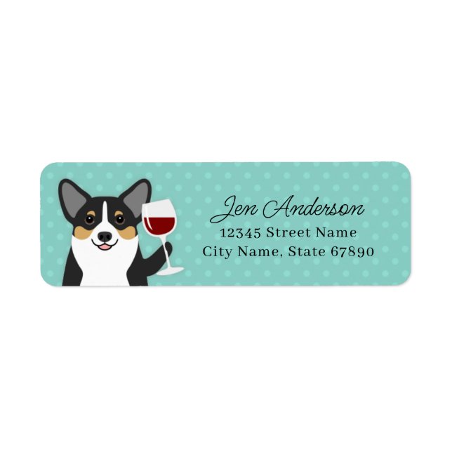 Corgi Return Address Labels (Front)