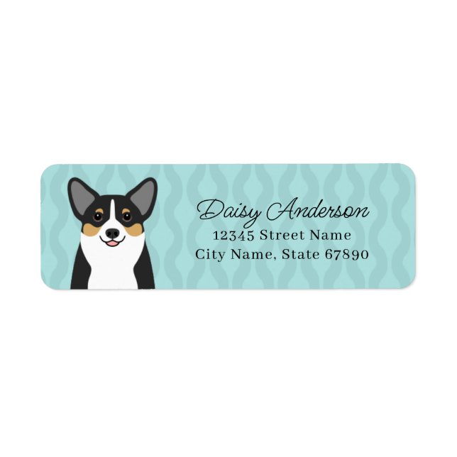 Corgi Return Address Labels (Front)