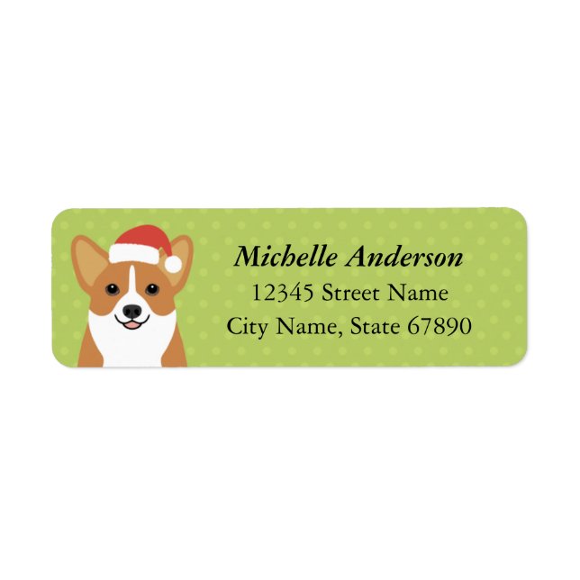 Corgi Return Address Labels (Front)