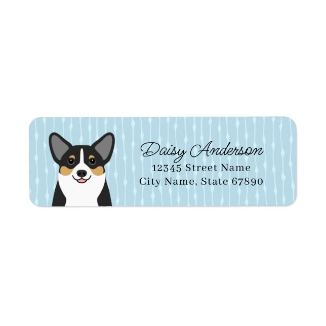 Corgi Return Address Labels (Front)