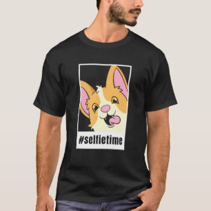 Corgi Selfie Animal Selfietime Dog T-Shirt