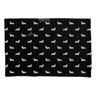 Corgi Silhouette Pillow Cases - dog design