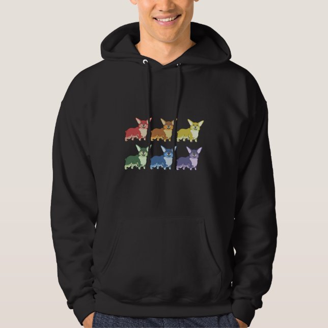 Corgi Skittles Hoodie (Front)
