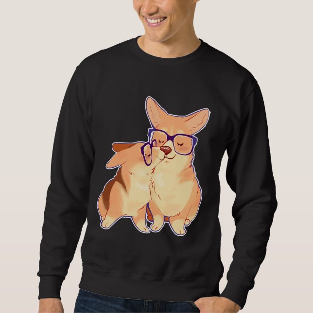 Corgi Smooch Sweatshirt (Front)