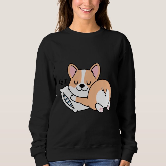 Corgi Snooze Sweatshirt (Front)