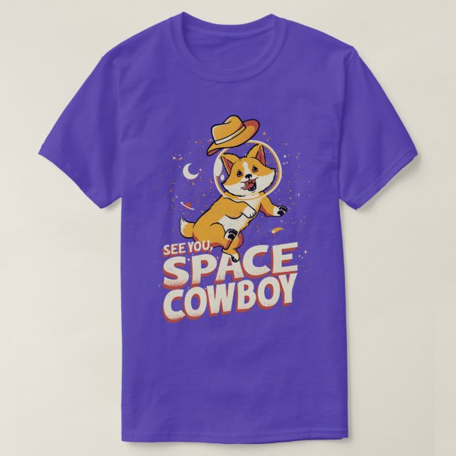 Corgi Space Cowboy by Tobe Fonseca T-Shirt (Design Front)