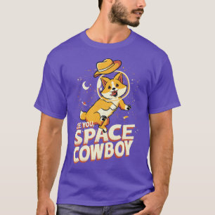 Corgi Space Cowboy by Tobe Fonseca T-Shirt