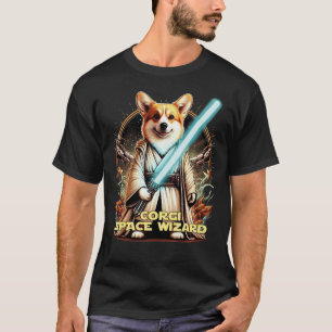 Corgi Space Wizard T-Shirt