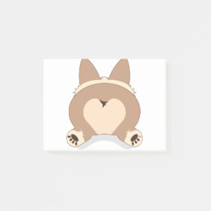 Corgi Sploot Post-it Notes