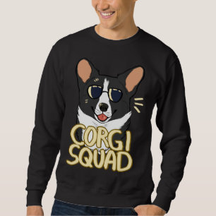 Corgi Squad Black Sweatshirt