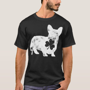 Corgi St Patricks Day Boys Kids Men Dog Lover Sham T-Shirt