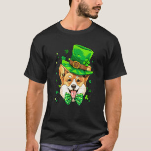 Corgi St Patricks Day Leprechaun Dog T-Shirt