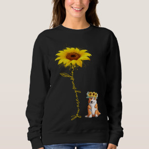 Corgi Sunflower Unique Fashion Printed Dogs Sweatshirt
