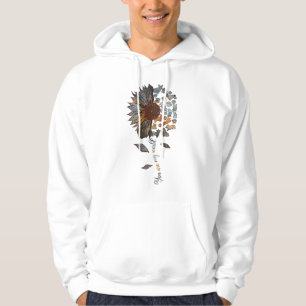 Corgi Sunflower You Are My World Apparel Corgi Dog Hoodie