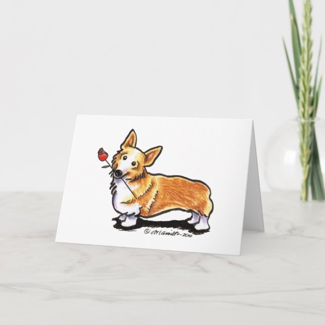 Corgi Sweetheart Card (Front)
