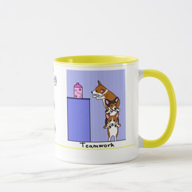 Corgi Teamwork  Mug (Right)