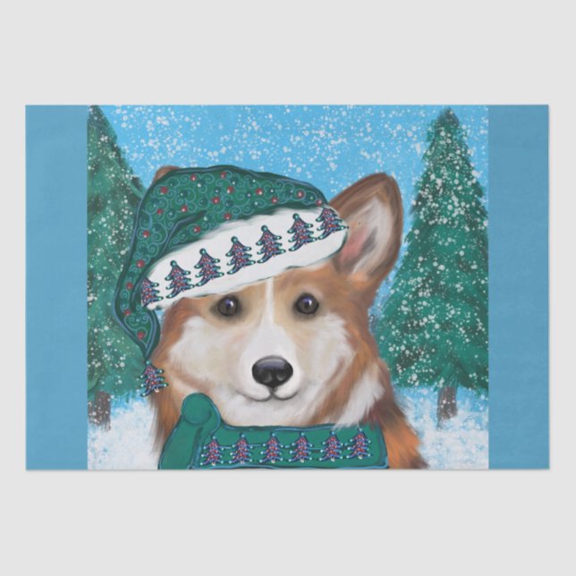 Corgi Tissue Paper (Front)