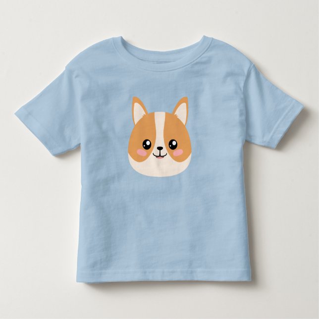 Corgi Toddler T-Shirt (Front)