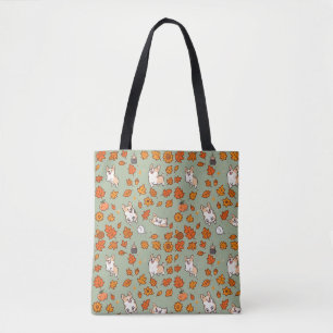 Corgi Tote Bag Halloween Kawaii Cute Dog Lover