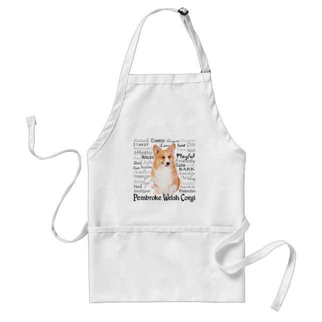 Corgi Traits Apron (Front)