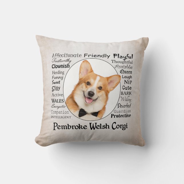 Corgi Traits Cushion (Front)