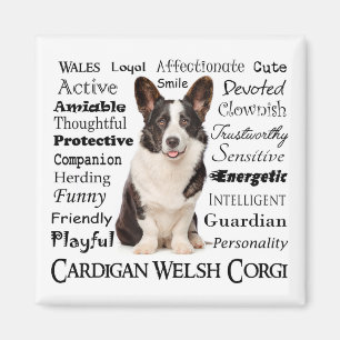 Corgi Traits Magnet