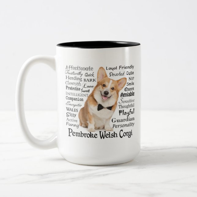 Corgi Traits Mug (Left)