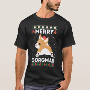 Corgi Ugly Christmas Sweater Style Merry Corgmas S