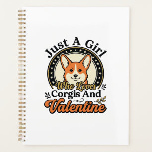Corgi Valentine Design for Dog Lovers_1 Planner