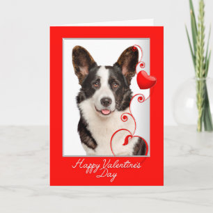 Corgi Valentine's Day Card