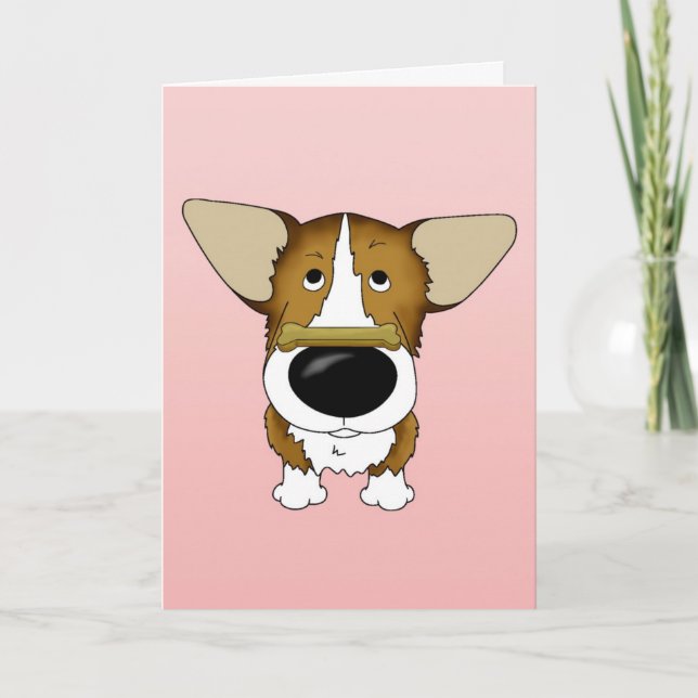 Corgi Valentine's Day Card (Front)