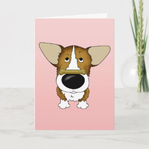 Corgi Valentine's Day Card