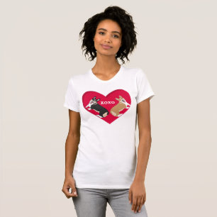 Corgi Valentines Day  T-Shirt