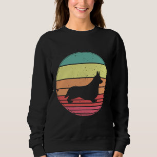 Corgi Vintage Retro Sunset Sweatshirt
