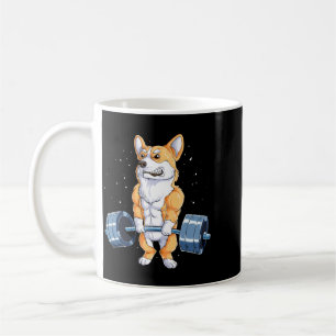 Corgi Weightlifting Funny Government Agencydlift Coffee Mug