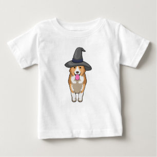 Corgi Witch Baby T-Shirt