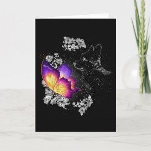 Corgi With Butterfly Dog In Heaven Memorial Day Card