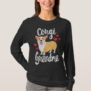 Corgi Women Girls Puppy Lover Dog Grandma Gift T-Shirt