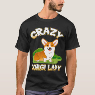 Corgi Womens  Crazy Lady Premium T-Shirt