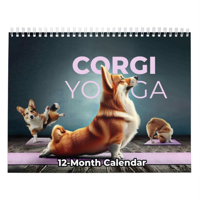 Corgi Yoga Calendar! Calendar (Cover)