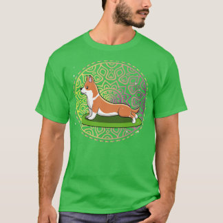 Corgi Yoga Doga Dog Yoga T-Shirt