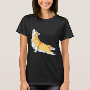 Corgi Yoga Women Namaste Spiritual Meditation Chak T-Shirt