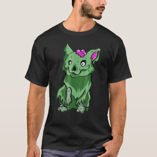 Corgi Zombie Cute Living Dead Halloween Tee
