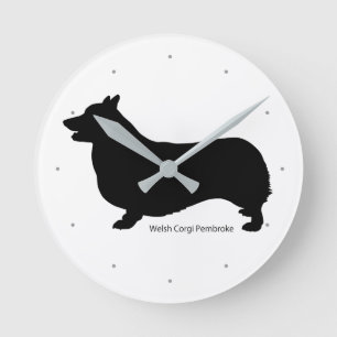 Corgie Clock Welsh Corgi clock