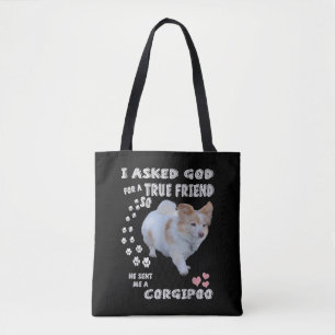 Corgipoo Lover, Cockerpoo Mum, Corgi Poodle Dad Tote Bag