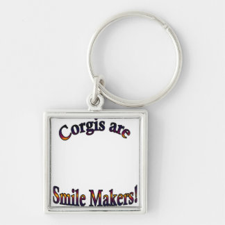 Corgis are Smile Makers Template Key Ring