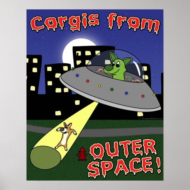 Corgis from Outer Space Poster (Front)
