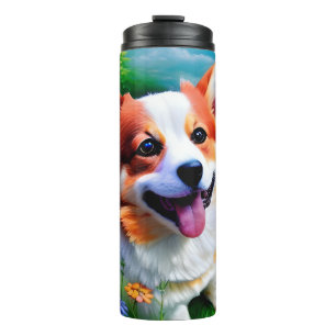 Corgi's Garden Thermal Tumbler