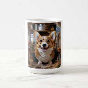 Corgis house coffee mug